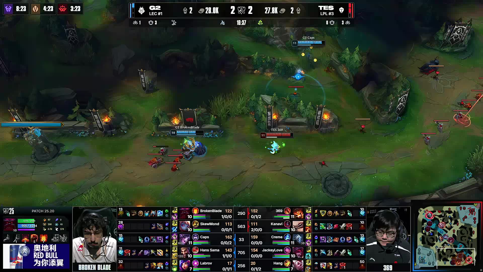 G2 Esports 将更换阵容参加2025年电子竞技世界杯